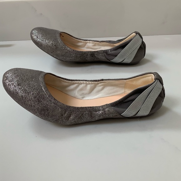 Cole Haan Metallic Strappy Ballet Flats Size 8 - Picture 4 of 8